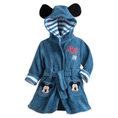 Albornoz con capucha de Mickey Mouse para beb&eacute;