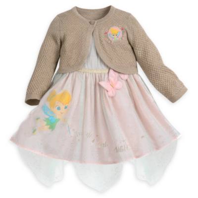 Tinker Bell Baby Party Dress, Cardigan and Brief Set
