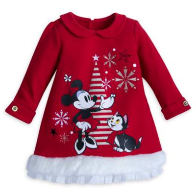 Completo bambina vestitino, legging e cappello Minni