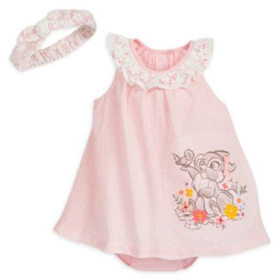 Miss Bunny Baby Romper Dress Set