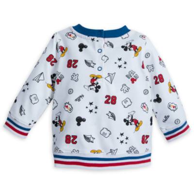 Disney Store Mickey Mouse Baby Long-Sleeved Top and Bottoms Set