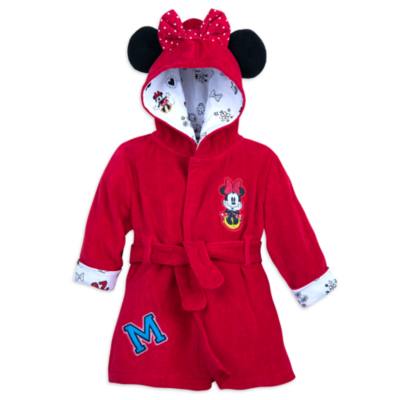 Disney Store Minnie Mouse Baby Bath Robe