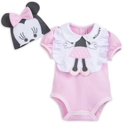 Minnie Mouse Baby Body Suit and Bib Set