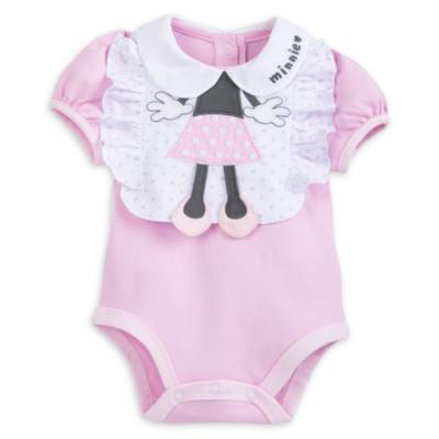 Minnie Mouse Baby Body Suit and Bib Set