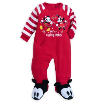Disney Store Mickey and Minnie Share the Magic Baby Blanket Body Suit