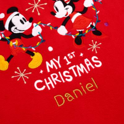 Disney Store Mickey and Minnie Share the Magic Baby Blanket Body Suit