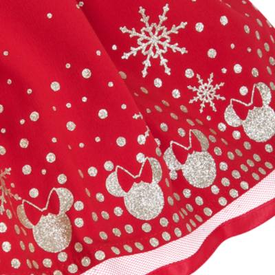 Disney Store Minnie Mouse Holiday Cheer Baby Dress and Bloomers Set
