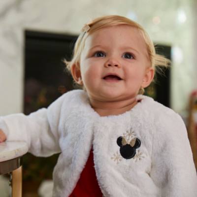 Disney Store Minnie Mouse Baby Fluffy Jacket