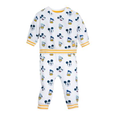 Ensemble haut et bas Mickey et Donald pour b&eacute;b&eacute;