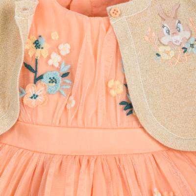 Miss. Bunny Baby Dress and Cardigan Set