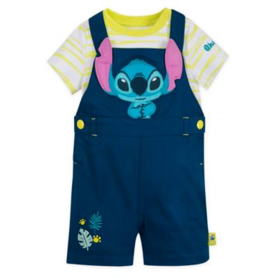 Conjunto Body Y Peto Stitch Para Bebe Disney Store Shopdisney