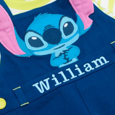 Stitch Baby Dungaree and Body Suit Set