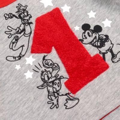 Disney Store Mickey and Friends My First Birthday Baby Body Suit