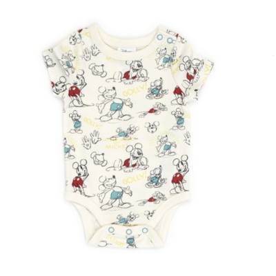 Disney Store Mickey Mouse Baby Bodysuit and Bottoms Set
