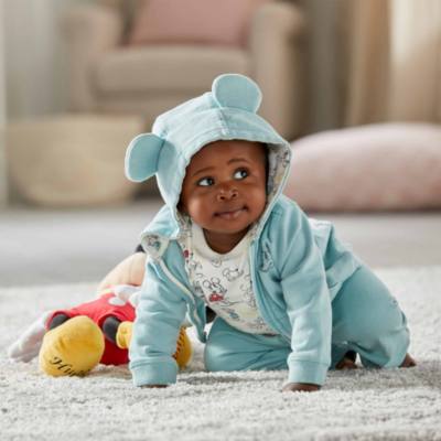 Disney Store Mickey Mouse Baby Hooded Sweatshirt