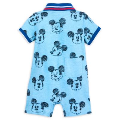 Disney Store Mickey Mouse Short Leg Baby Romper