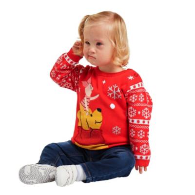 Disney Store Pull De Noel Winnie L Ourson Et Porcinet Pour Bebes Shopdisney