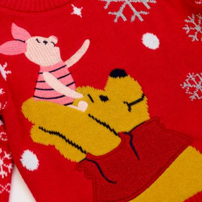 Disney Store Pull De Noel Winnie L Ourson Et Porcinet Pour Bebes Shopdisney