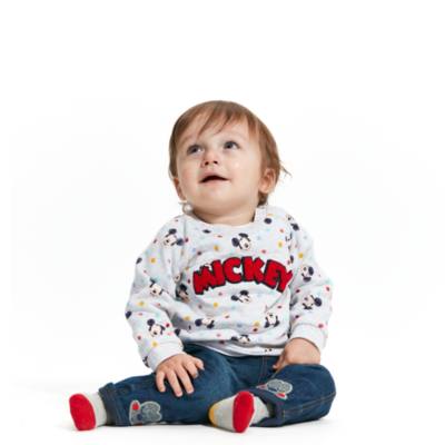 Conjunto de sudadera, vaqueros y calcetines Mickey Mouse para beb&eacute;, Disney Store