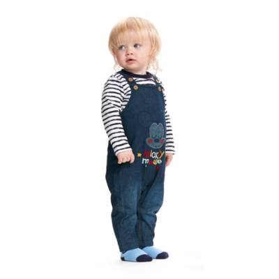 Disney Store - Micky Maus - Set mit Latzhose, Oberteil und Socken f&uuml;r Babys