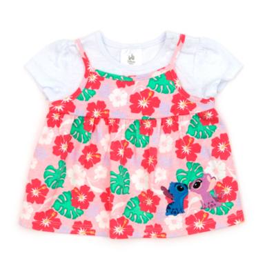 Disney Store - Stitch und Angel - Set mit Oberteil und Shorts f&uuml;r Babys