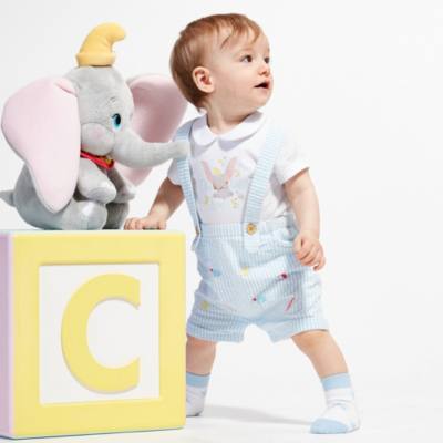 Disney Store - Dumbo - Set mit Latzhose, Oberteil und Socken f&uuml;r Babys