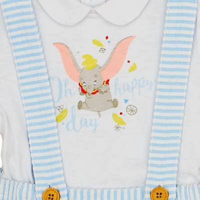 Disney Store - Dumbo - Set mit Latzhose, Oberteil und Socken f&uuml;r Babys