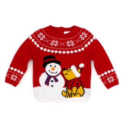 Disney Store Winnie the Pooh Holiday Cheer Baby Jumper