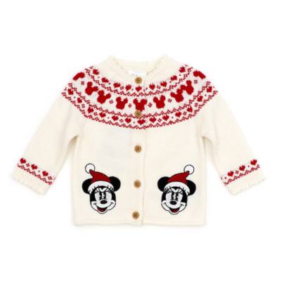 Disney Store Minnie Mouse Holiday Cheer Baby Cardigan Disney Store