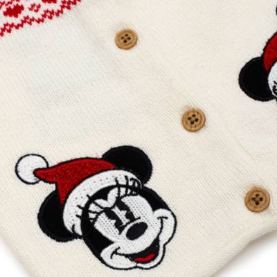 Disney Store Minnie Mouse Holiday Cheer Baby Cardigan