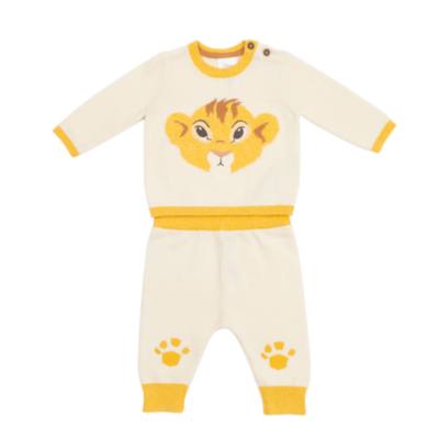 Simba - Gestricktes Set aus Oberteil und Hose f&uuml;r Babys