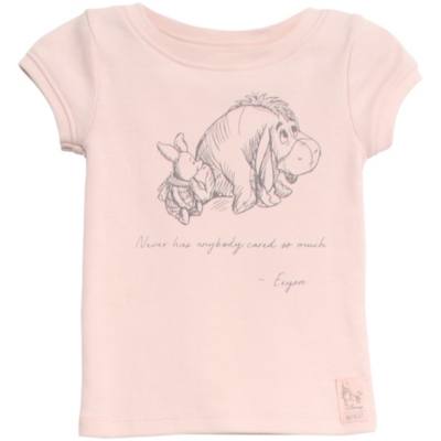 Camiseta para beb&eacute;s &Iacute;gor y Piglet, WHEAT