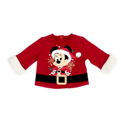 Mickey Mouse Holiday Cheer Baby Top and Bottoms Set