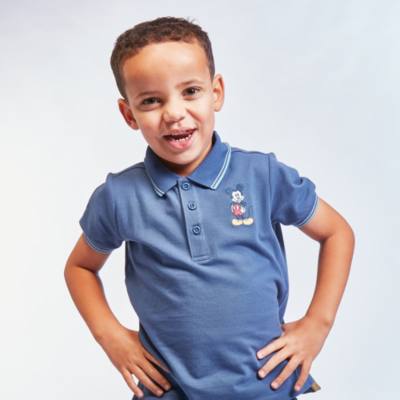 Disney Store - Micky Maus - Dunkelblaues Poloshirt f&uuml;r Babys & Kinder