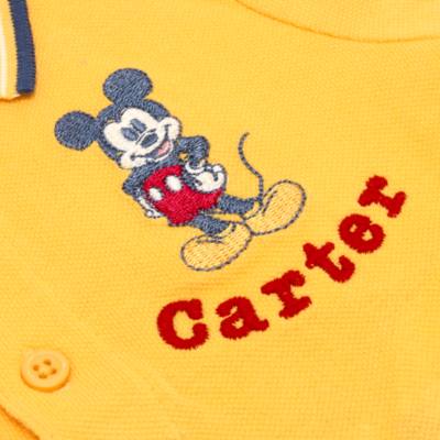 Disney Store Mickey Mouse Yellow Polo Shirt For Toddlers & Kids