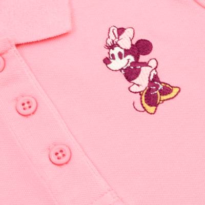 Disney Store Minnie Mouse Pink Polo Shirt For Toddlers & Kids