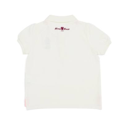 Disney Store Minnie Mouse Cream Polo Shirt For Toddlers & Kids