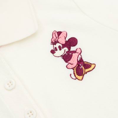 Disney Store Minnie Mouse Cream Polo Shirt For Toddlers & Kids
