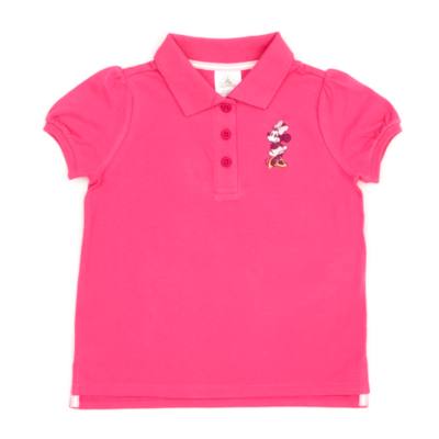 Polo Minnie Mouse rojo oscuro infantil, Disney Store
