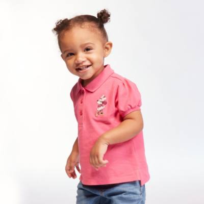 Polo Minnie Mouse rojo oscuro infantil, Disney Store