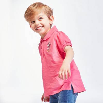 Polo Minnie Mouse rojo oscuro infantil, Disney Store