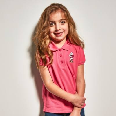 Polo Minnie Mouse rojo oscuro infantil, Disney Store