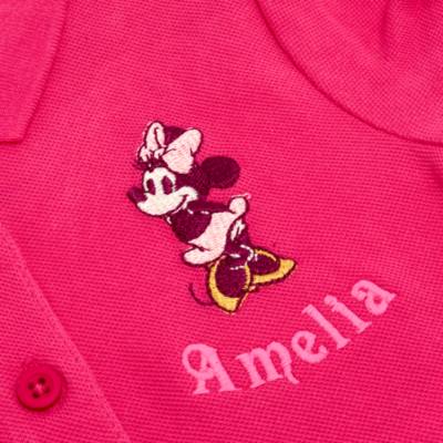 Polo Minnie Mouse rojo oscuro infantil, Disney Store