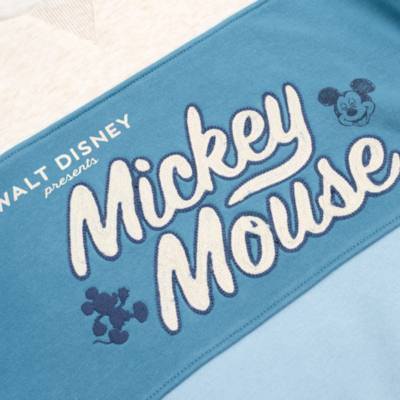 Disney Store Mickey Mouse Teal Hooded Sweatshirt For Toddlers & Kids