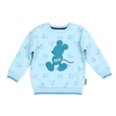 Disney Store Mickey Mouse Teal Sweatshirt For Toddlers & Kids