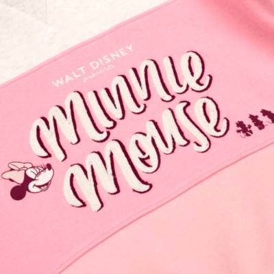 Disney Store Minnie Mouse Pink Hooded Sweatshirt For Toddlers & Kids
