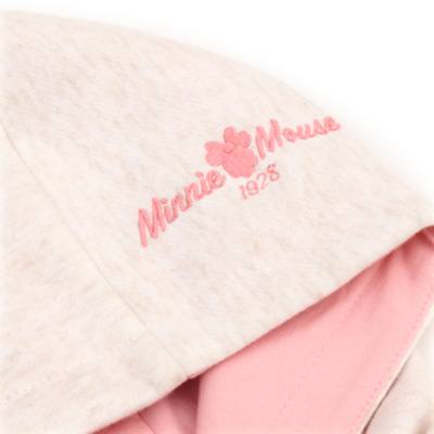 Disney Store Minnie Mouse Pink Hooded Sweatshirt For Toddlers & Kids