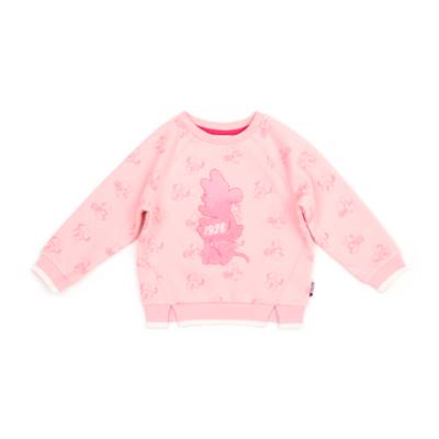 Disney Store Minnie Mouse Pink Sweatshirt For Toddlers & Kids