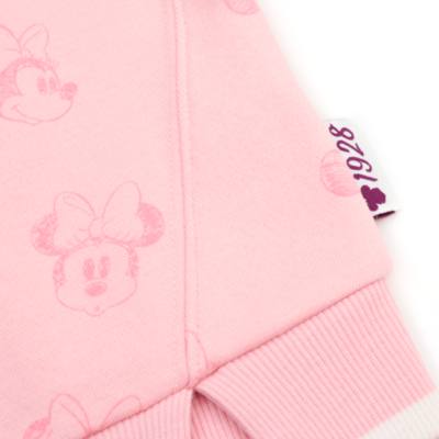 Disney Store Minnie Mouse Pink Sweatshirt For Toddlers & Kids