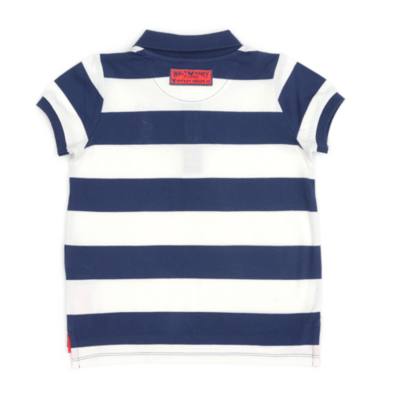 Disney Store Mickey Mouse Block Stripe Polo Shirt For Toddlers